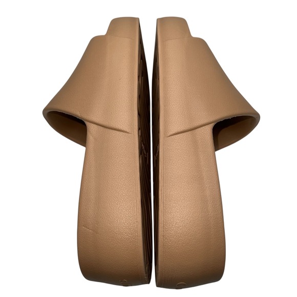 Corky's Womens Slides Platform Sandals Shoes Tan Brown Casual‎ Comfort Size 9 - Picture 3 of 7